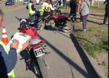 Se secuestraron 78 motos por circular sin casco