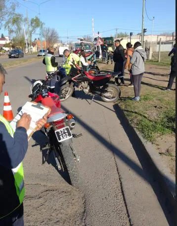 Se secuestraron 78 motos por circular sin casco