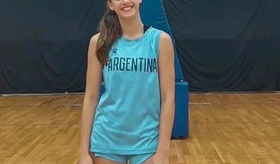 Una jugadora de San Martín, en el Campus de Desarrollo para la U15
