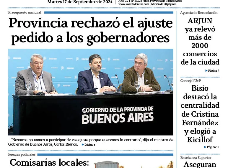 Martes 17 de septiembre de 2024