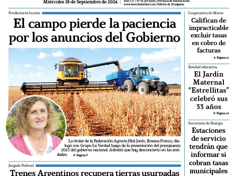 Miercoles 18 de septiembre de 2024