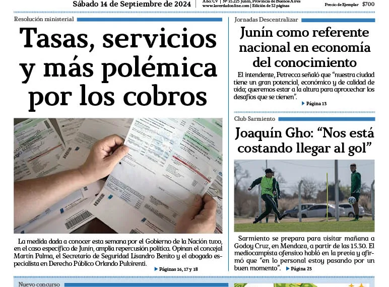 Sabado 14 de septiembre de 2024