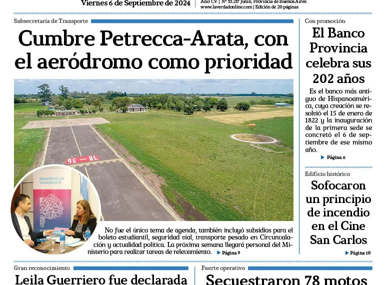 Viernes 6 de septiembre de 2024
