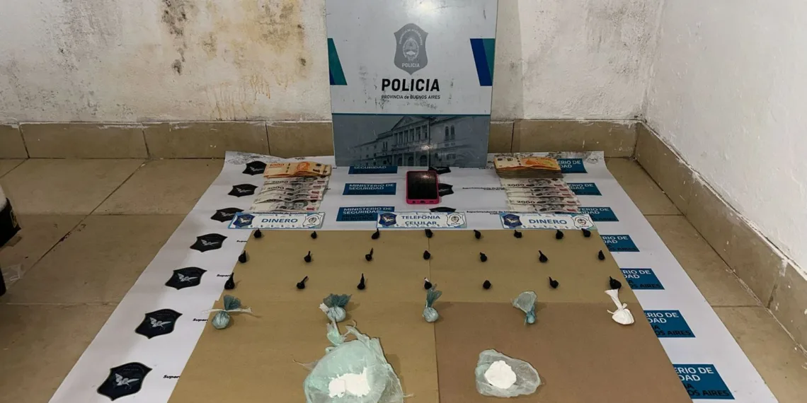Una mujer aprehendida por venta de droga