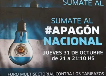 Desde Junín se suman al apagón del 31 de octubre