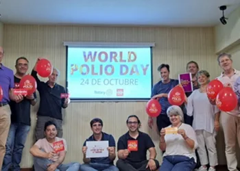 Rotary Club Junín se suma a la  Campaña: “¡Pongamos fin a la Polio!”