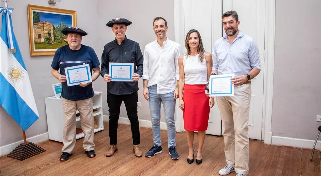 Llegaron los campeones mundiales de Mus, Mariano Iribarne y Edgardo Ratto
