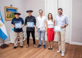 Llegaron los campeones mundiales de Mus, Mariano Iribarne y Edgardo Ratto