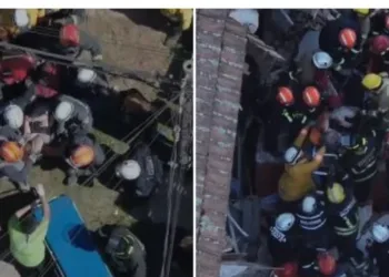 Se derrumbó una parte de un edificio: un muerto y siete personas desaparecidas