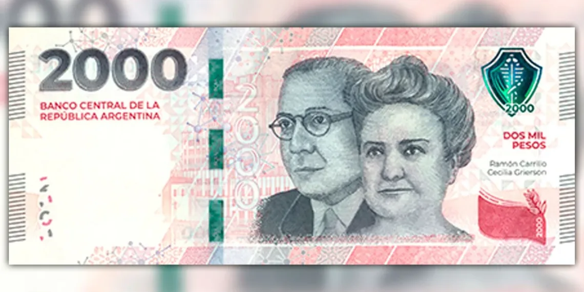 El Gobierno suspendió la emisión de billetes de 2.000 pesos
