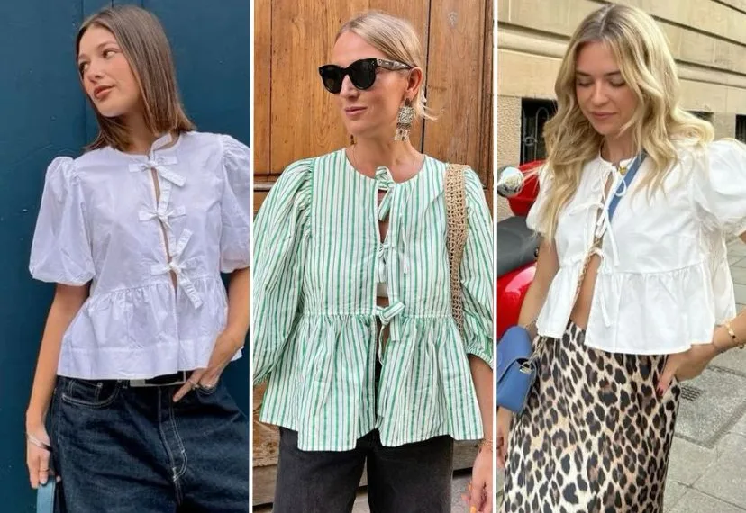 Las tres blusas frescas infaltables para la primavera