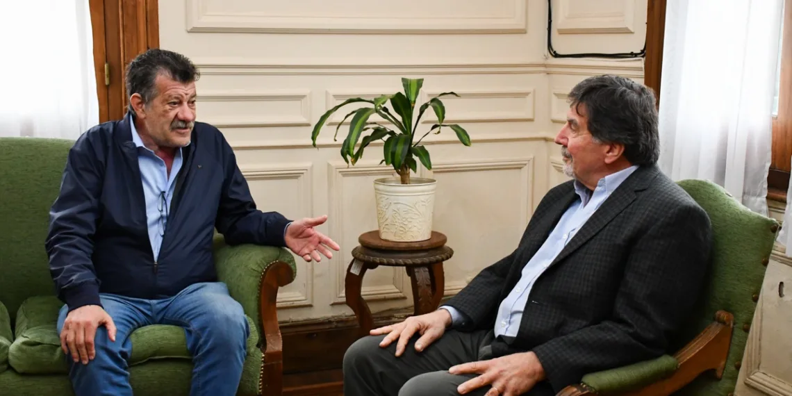 Barenghi recibió a Alberto Sileoni en Bragado