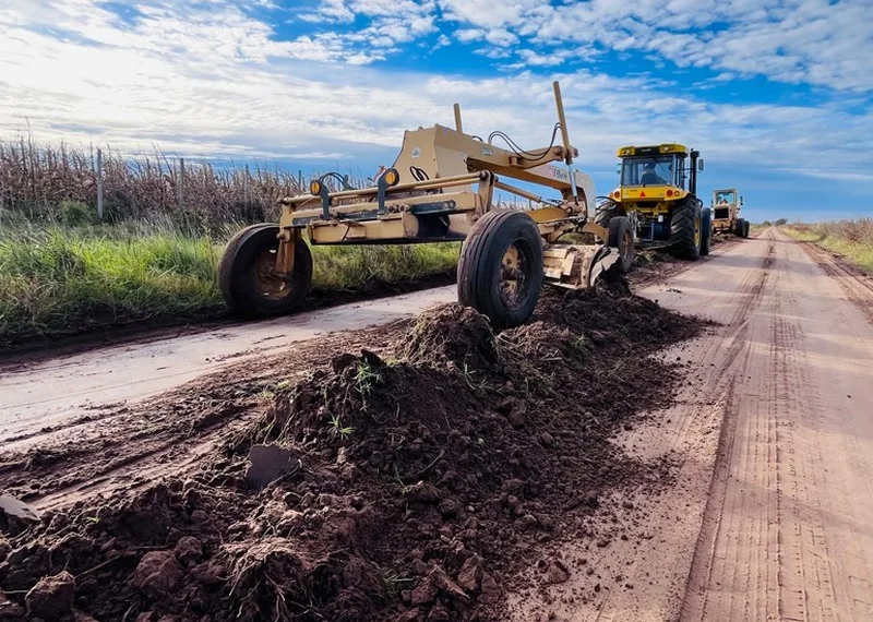 Ameghino firmó un convenio con la Facultad de Ingeniería de Olavarría para mejorar los caminos rurales del distrito