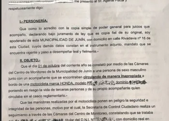 La Municipalidad avanza con denuncias penales contra partícipes de picadas