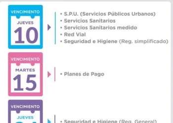 Vencimiento de Tasas Municipales en el mes de octubre