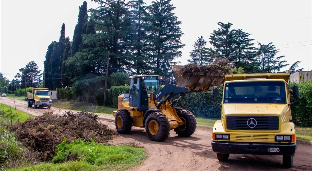 Operativo especial del Municipio para subsanar los problemas ocasionados por las lluvias