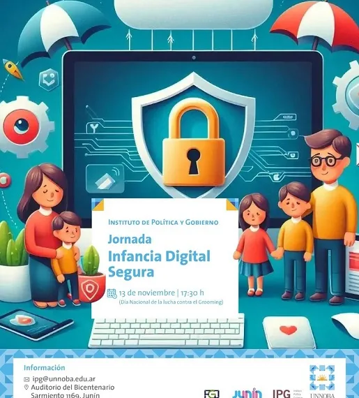 Se realizará en Junín una jornada de capacitación sobre infancias digitales seguras