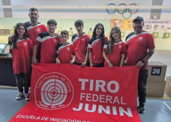 Tiro Federal de Junín: la escuela de aire comprimido brilló en la última fecha del Torneo Nacional