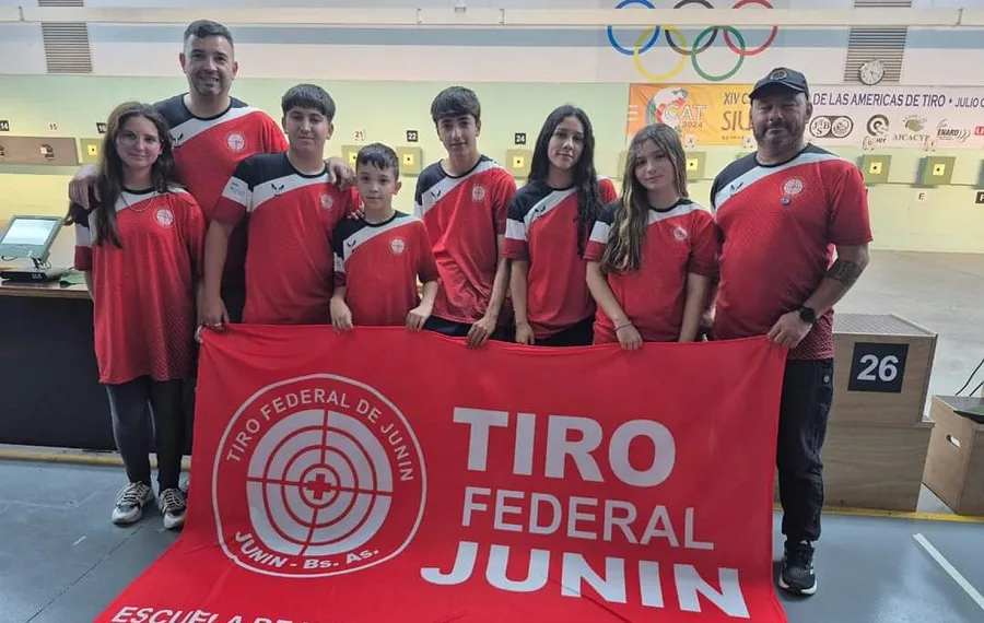 Tiro Federal de Junín: la escuela de aire comprimido brilló en la última fecha del Torneo Nacional