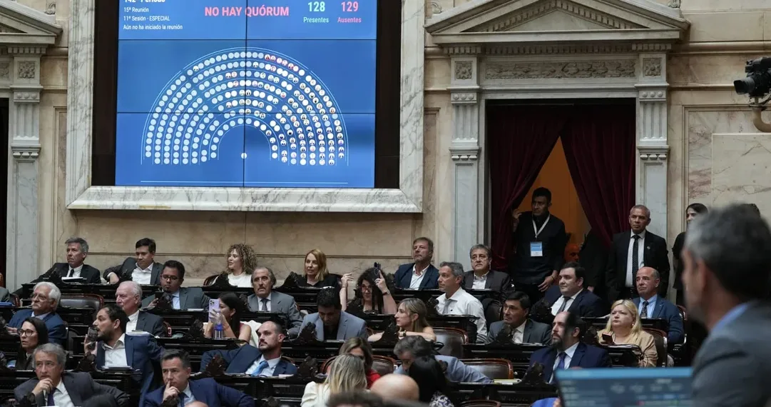 Los bloques opositores no lograron quórum para derogar el decreto de canje de deuda