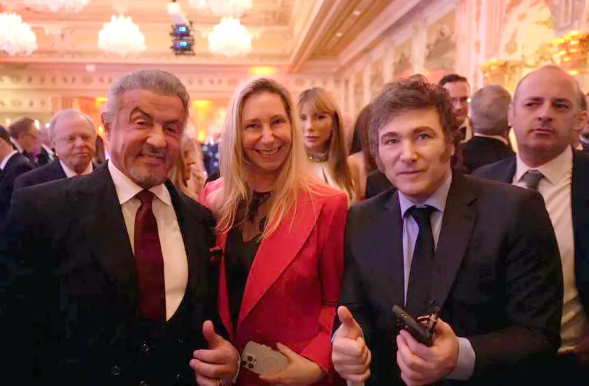 Milei en Estados Unidos: interacción en las redes y el furor por Trump y Stallone