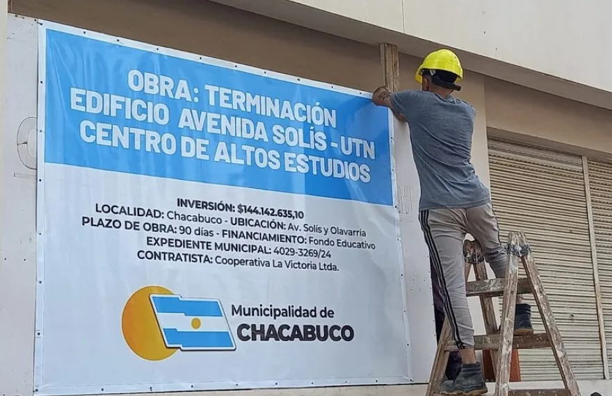 Avanza la construcción de Centro  Universitario Chacabuco