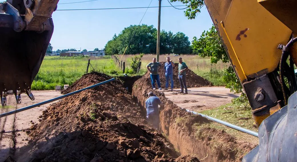 Nueva extensión de la red para seguir garantizando el acceso al agua potable