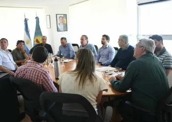 Rodríguez recibió a la Mesa de Enlace