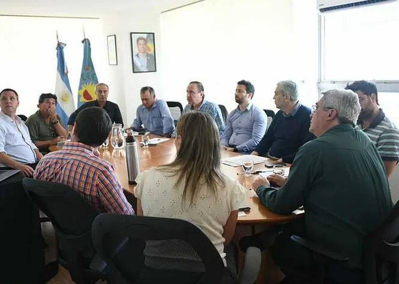 Rodríguez recibió a la Mesa de Enlace