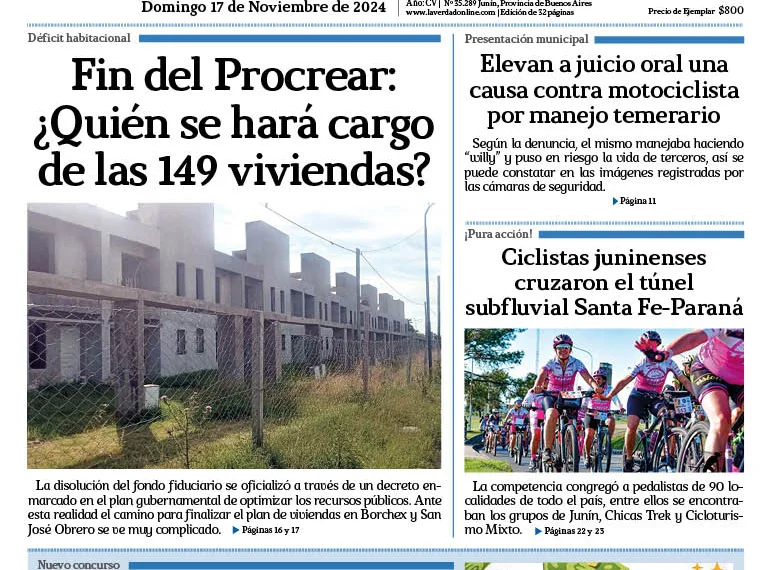 Domingo 17 de noviembre de 2024