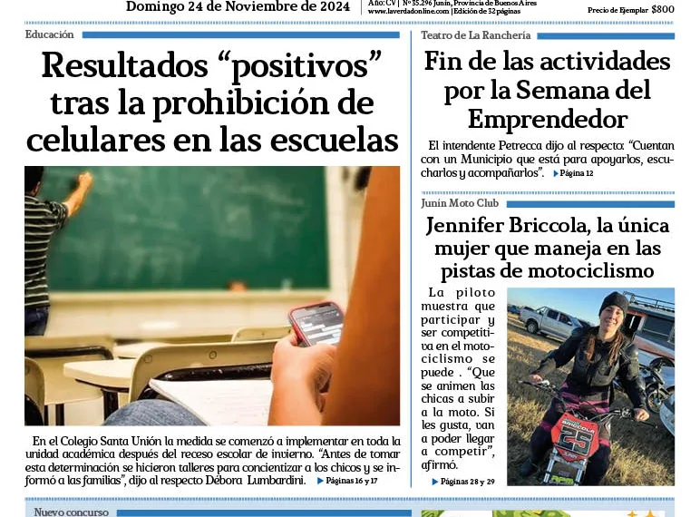 Domingo 24 de noviembre de 2024