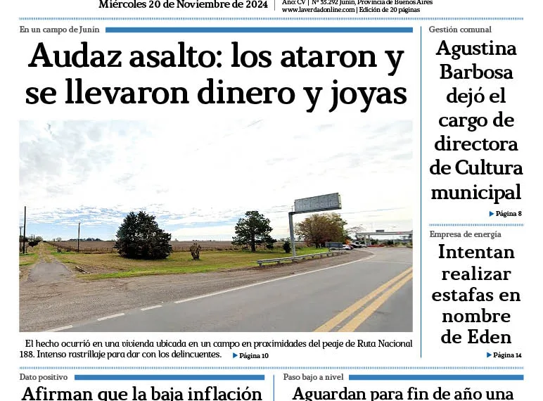 Miércoles 20 de noviembre de 2024