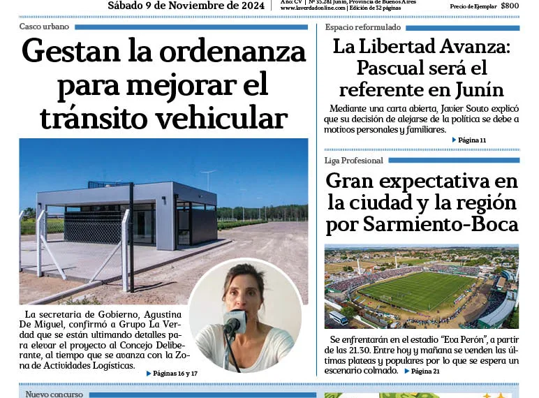 Sabado 9 de noviembre de 2024