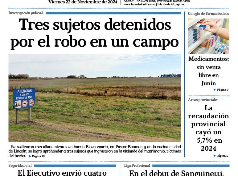 Viernes 22 de noviembre de 2024