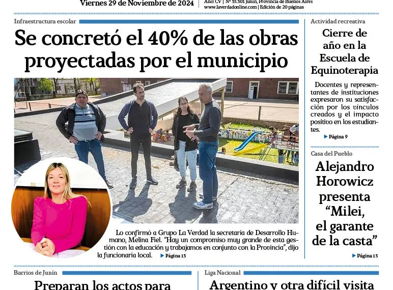 Viernes 29 de noviembre de 2024