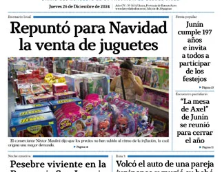 Jueves 26 de diciembre de 2024