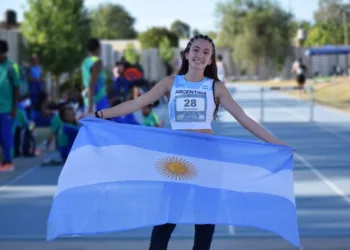 Catalina Stancato compitió en el Sudamericano U18