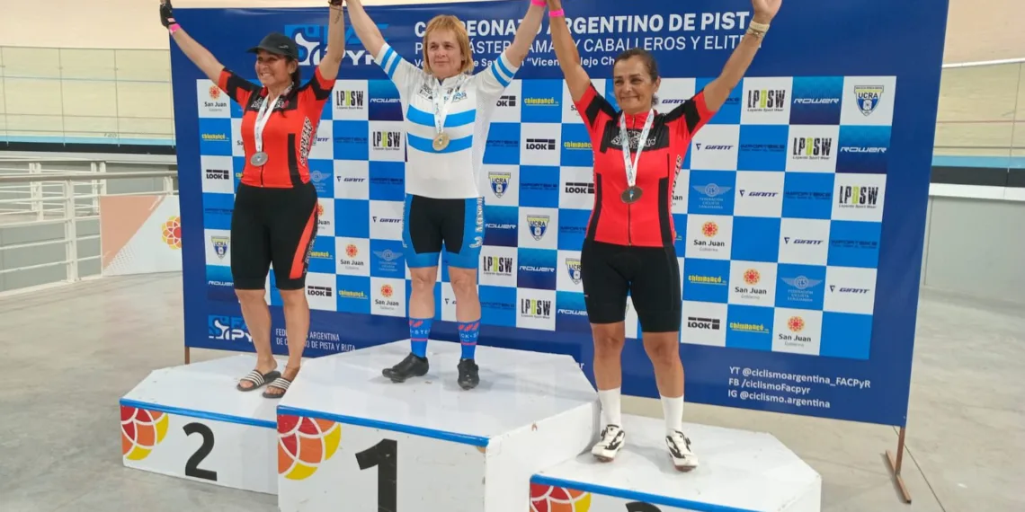 Marita Ríos, la ciclista que ubica a Junín en lo más alto del podio