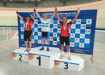 Marita Ríos, la ciclista que ubica a Junín en lo más alto del podio