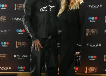 Wanda Nara y L-Gante juntos en los Martín Fierro de Moda