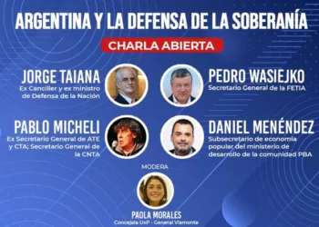Conversatorio con Taiana, Wasiejko, Micheli y Correa sobre la defensa de la soberanía Argentina