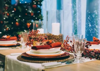 Mesas para las fiestas de fin de año