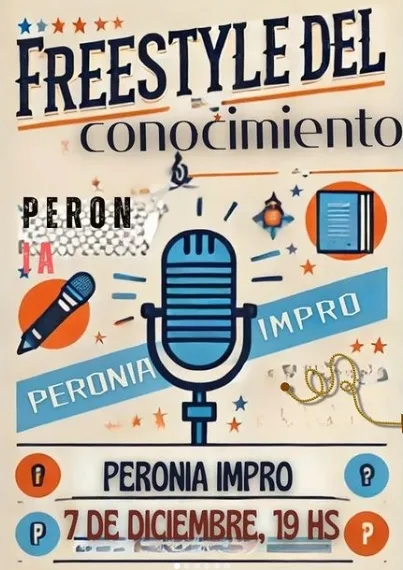 Freestyle del Conocimiento en Peronia Junín