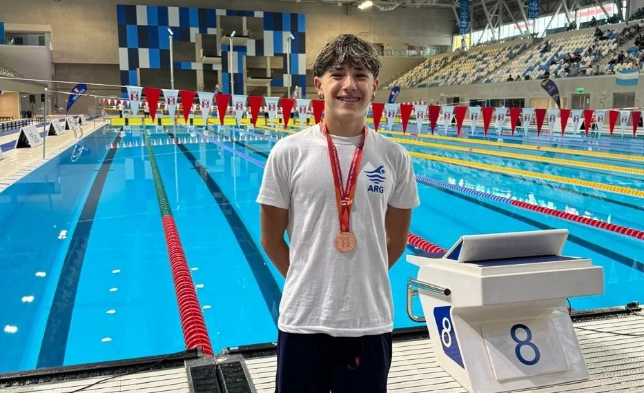 Lautaro Roche: de los miedos a los podios en natación