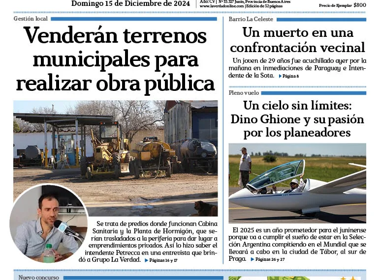 Domingo 15 de diciembre de 2024
