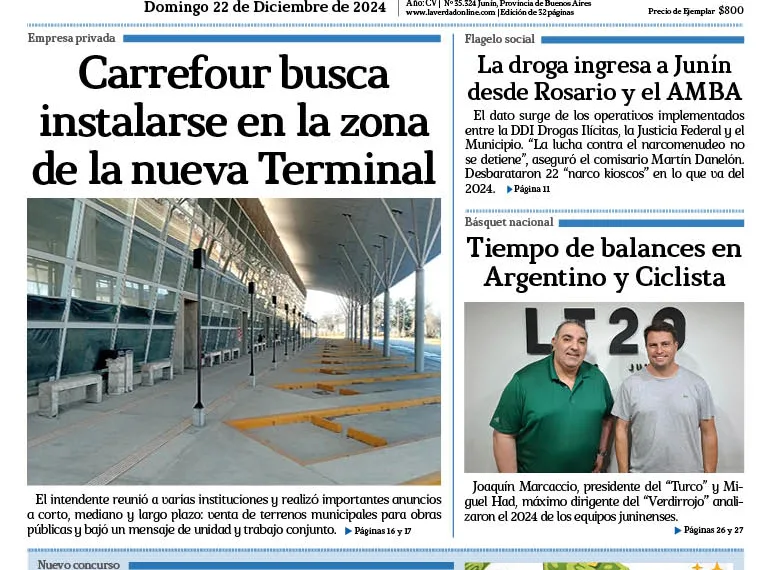 Domingo 22 de diciembre de 2024