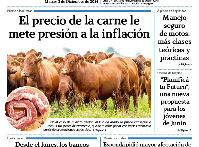 Martes 3 de diciembre de 2024