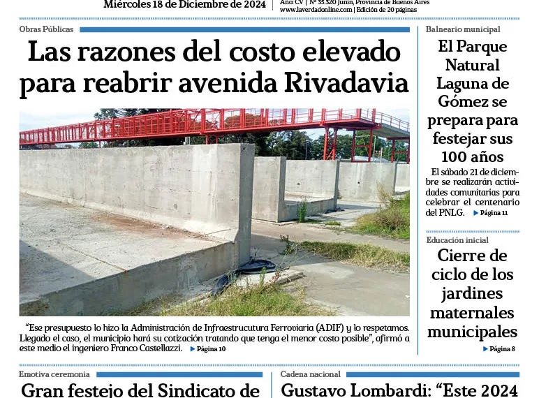 Miércoles 18 de diciembre de 2024