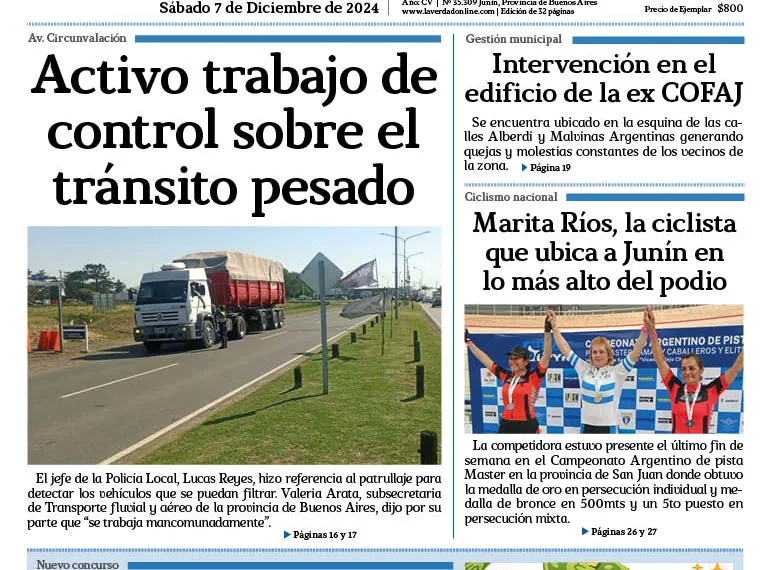 Sabado 7 de diciembre de 2024