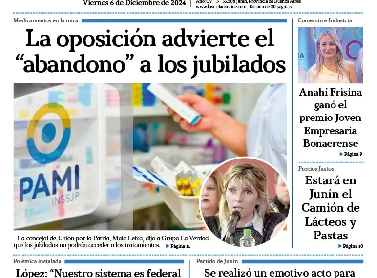 Viernes 6 de diciembre de 2024
